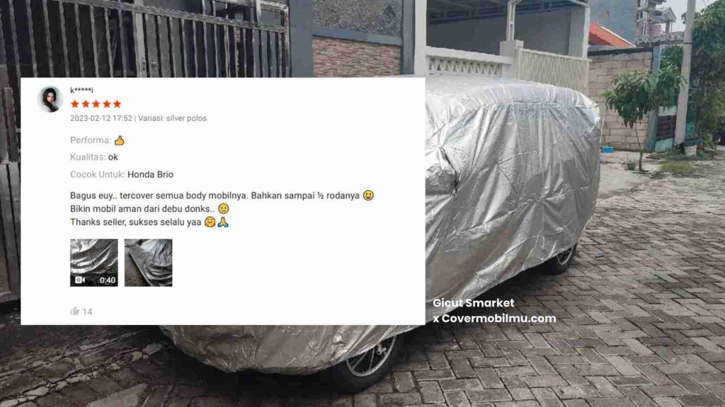 Cover Mobil Brio Murah - Cover Mobilmu By Gicut Smarket