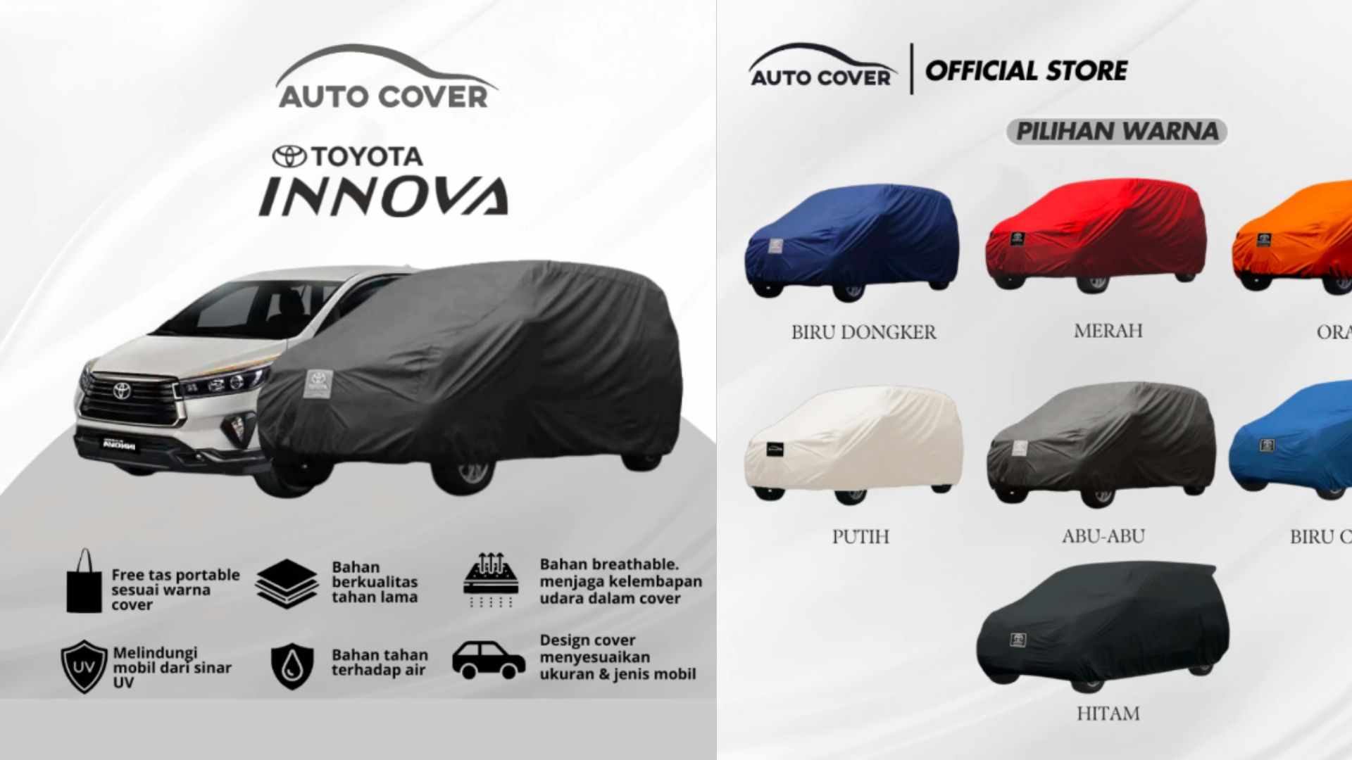 4 Merek Cover Mobil Innova Reborn 2025 Harga Terbaik