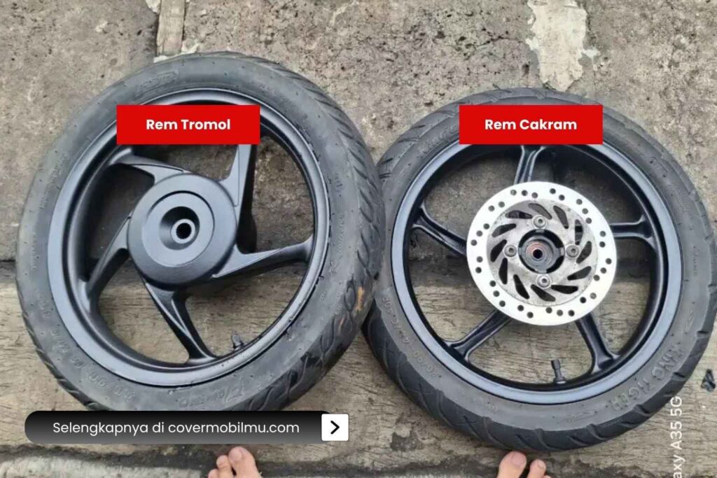 Perbedaan Lubang Baut Velg Beat dan Vario Depan Belakang