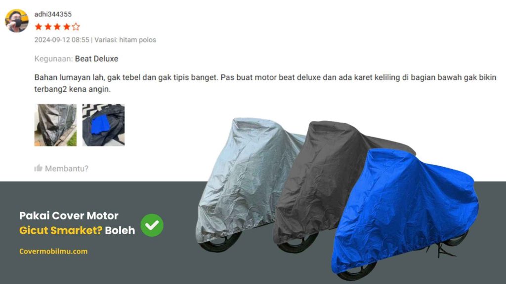 Rekomendasi Penutup Motor Beat - Cover Mobilmu By Gicut Smarket