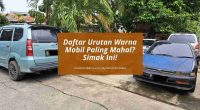 Daftar Urutan Warna Paling Mahal - Cover Mobilmu By Gicut Smarket