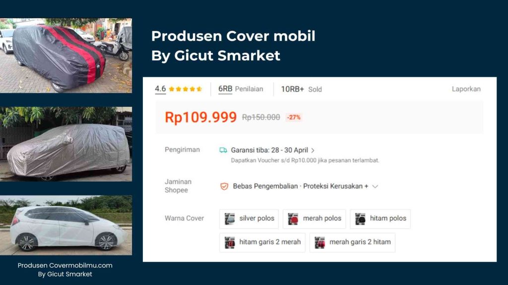 Rekomendasi Cover Mobil Sesuai Musim - Cover Mobilmu By Gicut Smarket