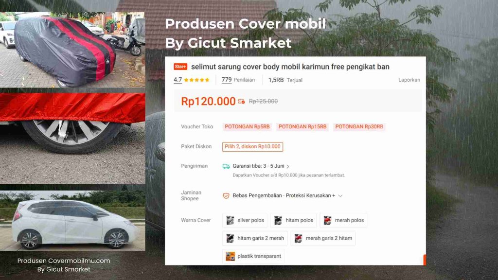 Harga Cover Mobil Karimun - Cover Mobilmu By Gicut Smarket