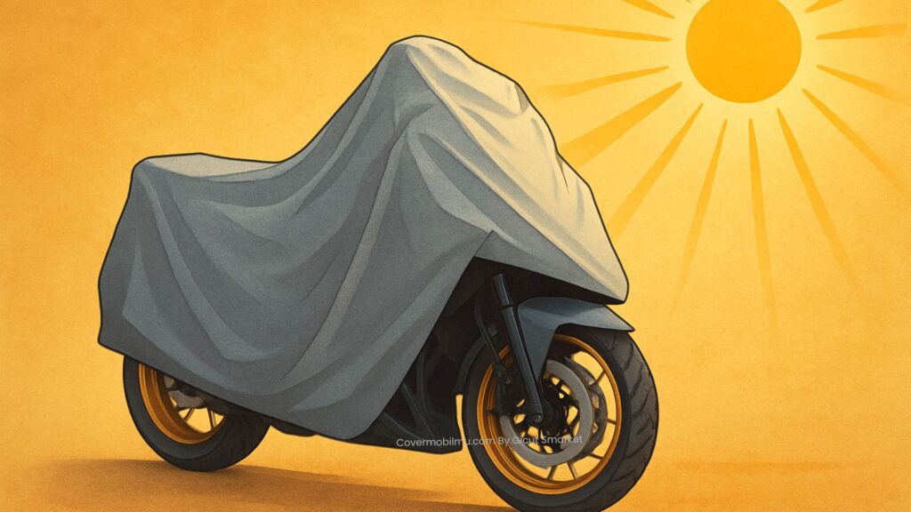 Motor Kepanasan Matahari Pakai Sarung- Covermobilmu By Gicut Smarket
