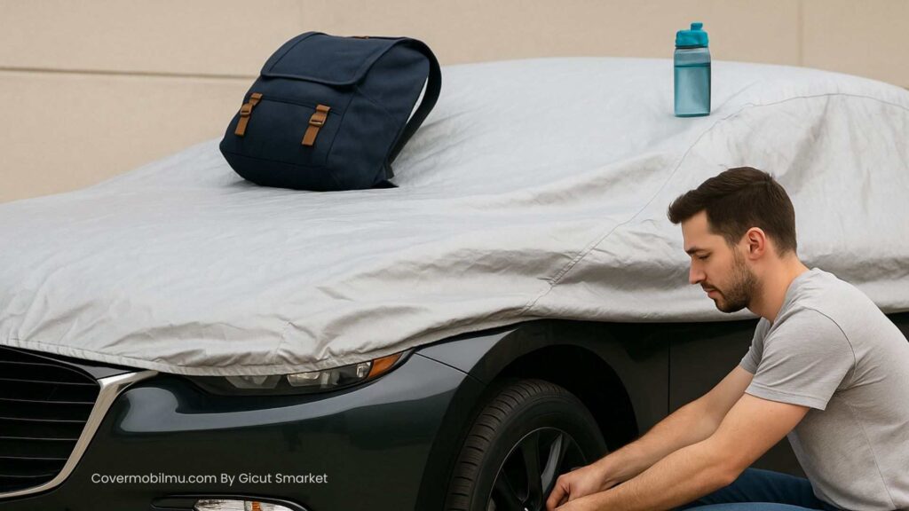 Tips Pasang Cover Mobil Sendirian - Cover Mobilmu By Gicut Smarket