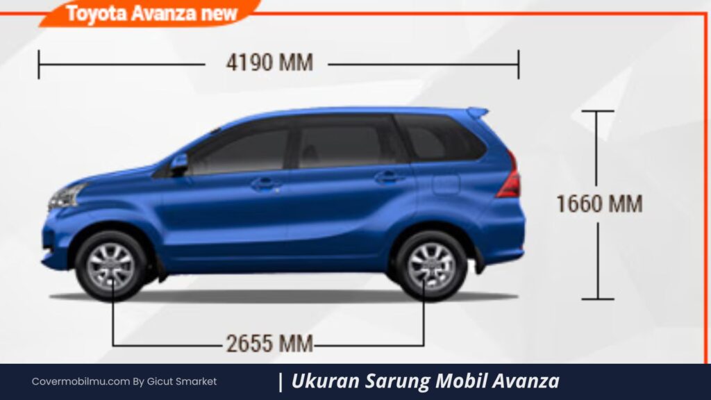 Ukuran Sarung Mobil Avanza Lama dan Baru - Cover Mobilmu by Gicut Smarket