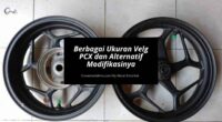 Berbagai Ukuran Velg PCX dan Alternatif - Cover Mobilmu by Gicut Smarket