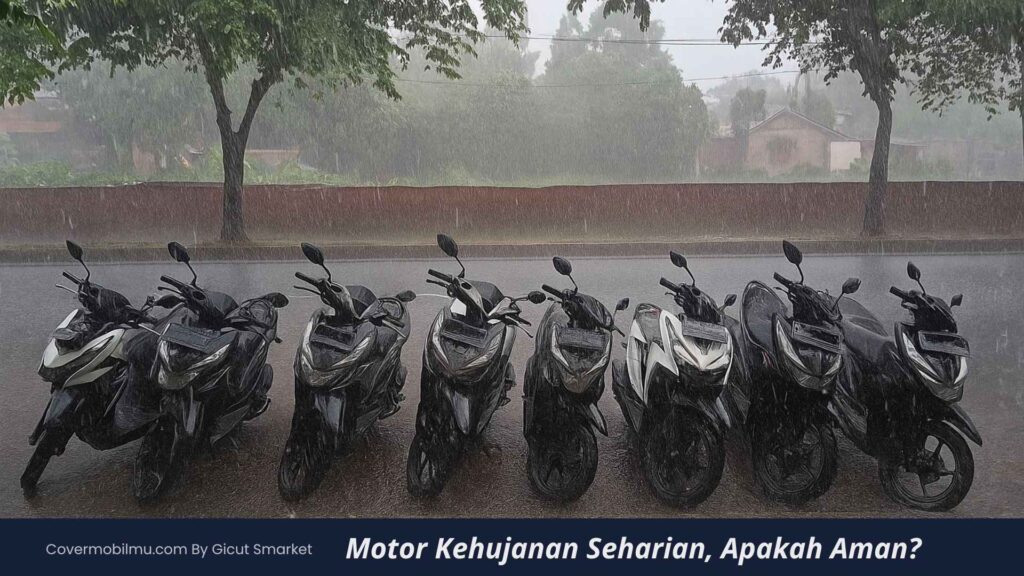 Dampak Motor Kehujanan Seharian - Cover Mobilmu