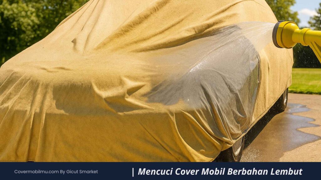 Mencuci Cover Mobil Berbahan Lembut - Cover Mobilmu By Gicut Smarket