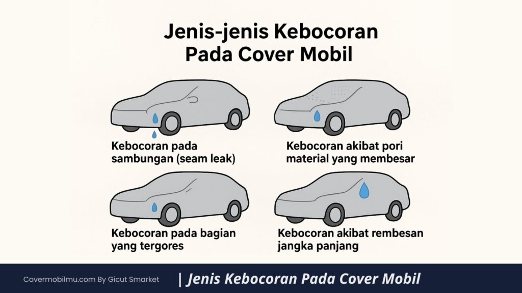 Jenis Kebocoran Sarung Mobil - Gicut Smarket