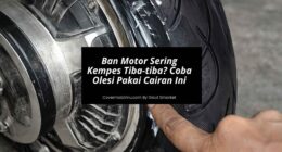 Ban Motor Sering Kempes Tiba-tiba Coba Olesi Pakai Cairan Ini - Cover Mobilmu