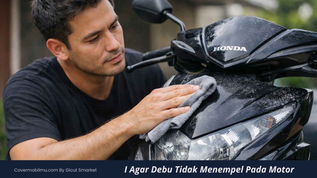 Alasan Debu Terus Menempel Pada Motor - Cover Mobilmu