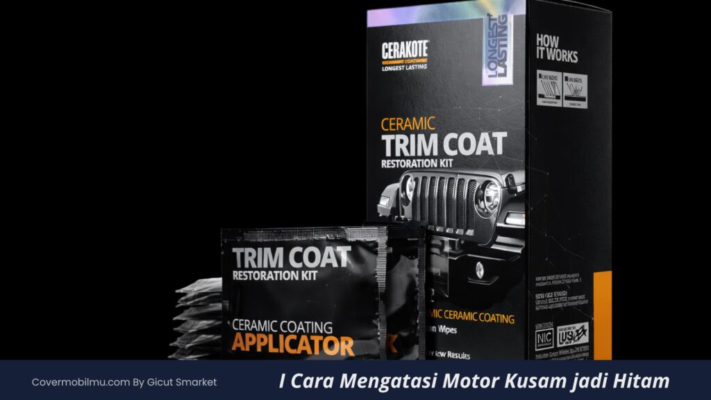 Cara menghitamkan body motor - Cover Mobilmu