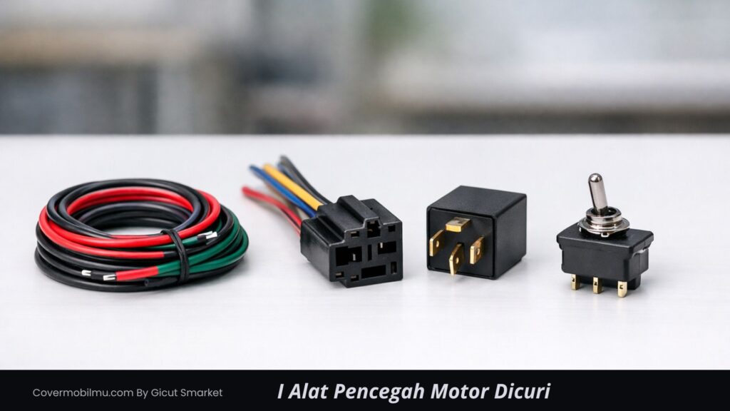 Cara Pasang Alarm Mencegah Motor Dicuri - Cover Mobilmu