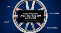 Awas Penipuan! Begini Beda Velg OEM dan Replika