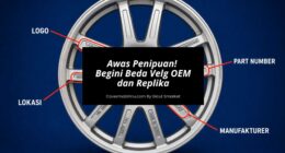 Awas Penipuan! Begini Beda Velg OEM dan Replika