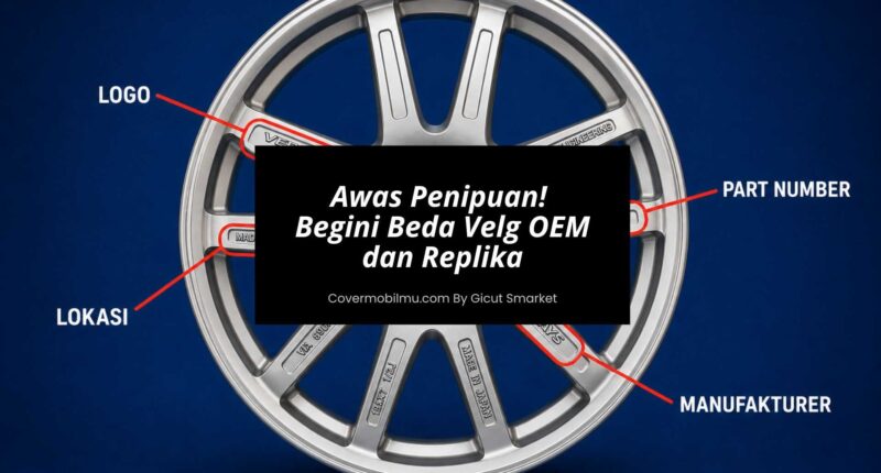 Awas Penipuan! Begini Beda Velg OEM dan Replika